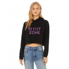 Spirit Zone Cropped Hoodie CRYSTAL BLING (Black)