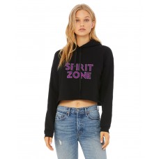 Spirit Zone Cropped Hoodie PINK BLING (Black)